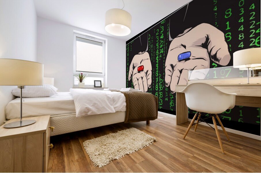 The Matrix 2 Mural print