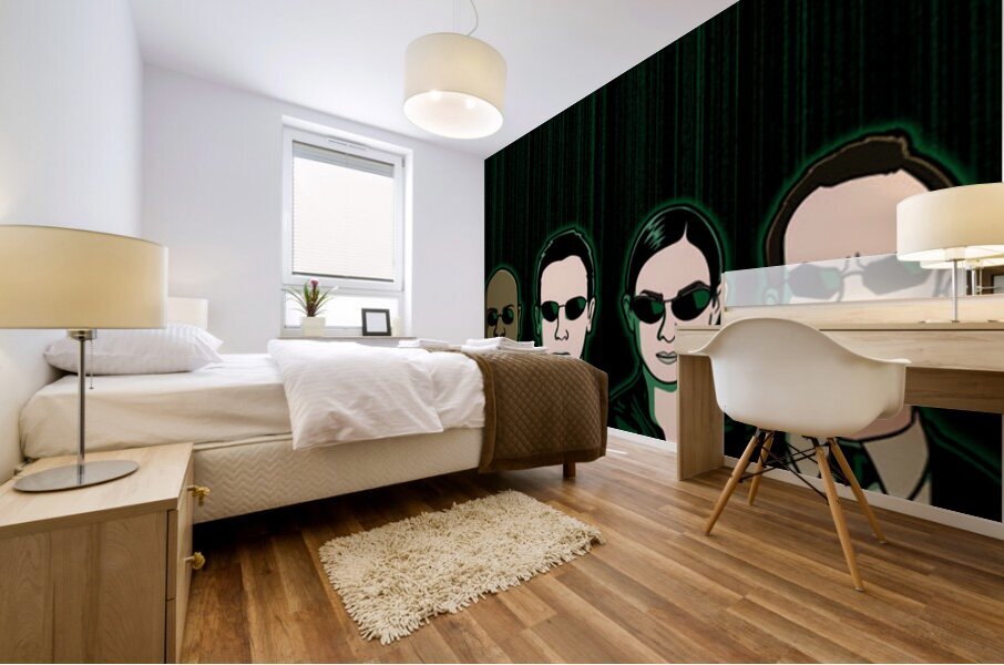 The Matrix 7 Mural print