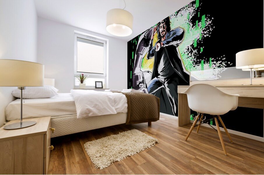 The Matrix 16 Mural print