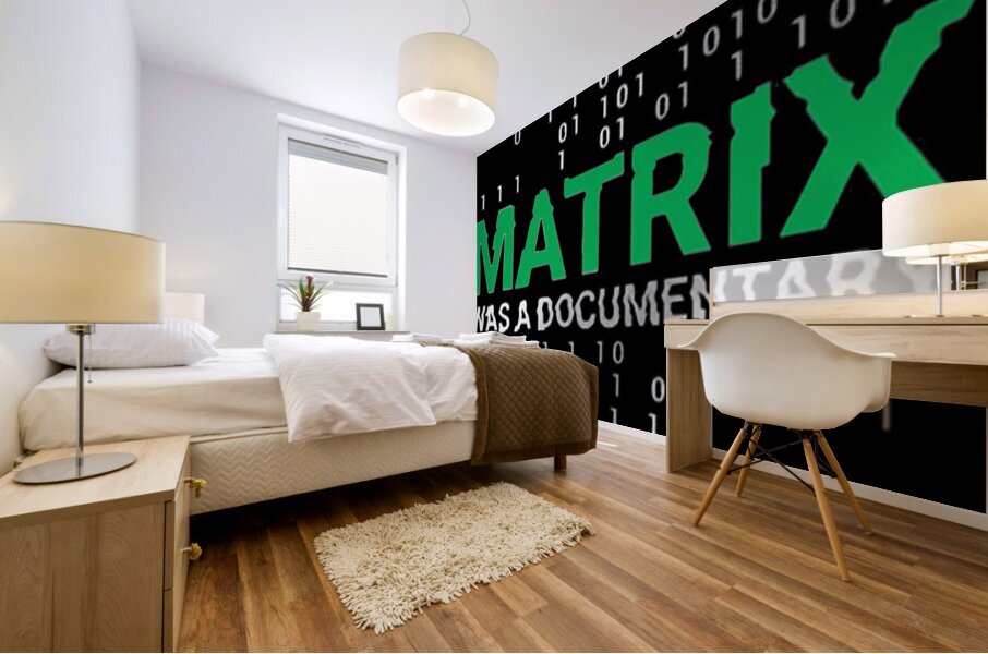 The Matrix 23 Mural print