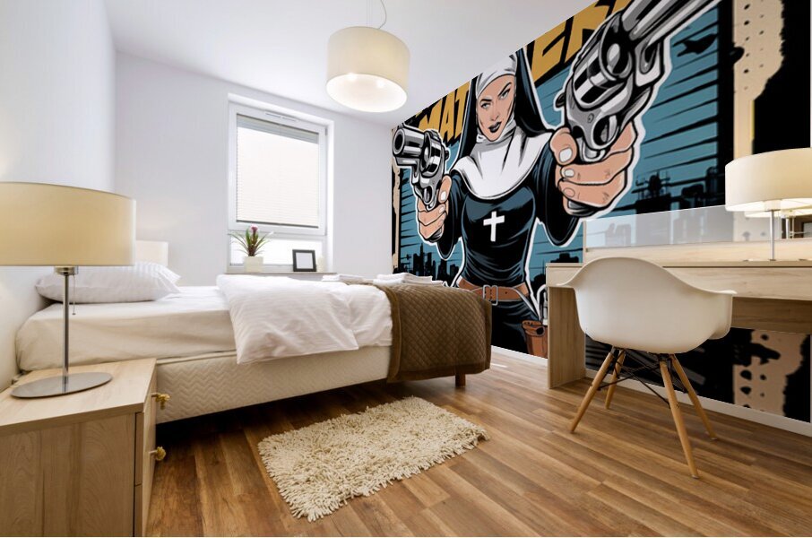 The Nun 2 Mural print