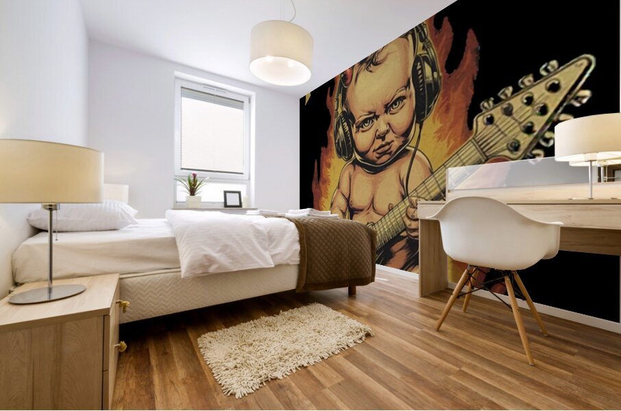 Van Halen 8 Mural print