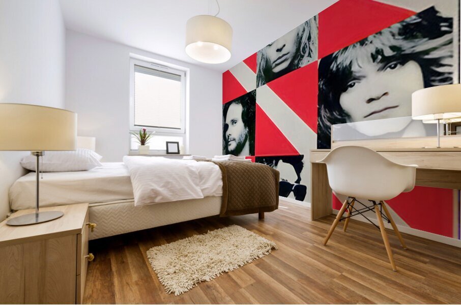 Van Halen 10 Mural print