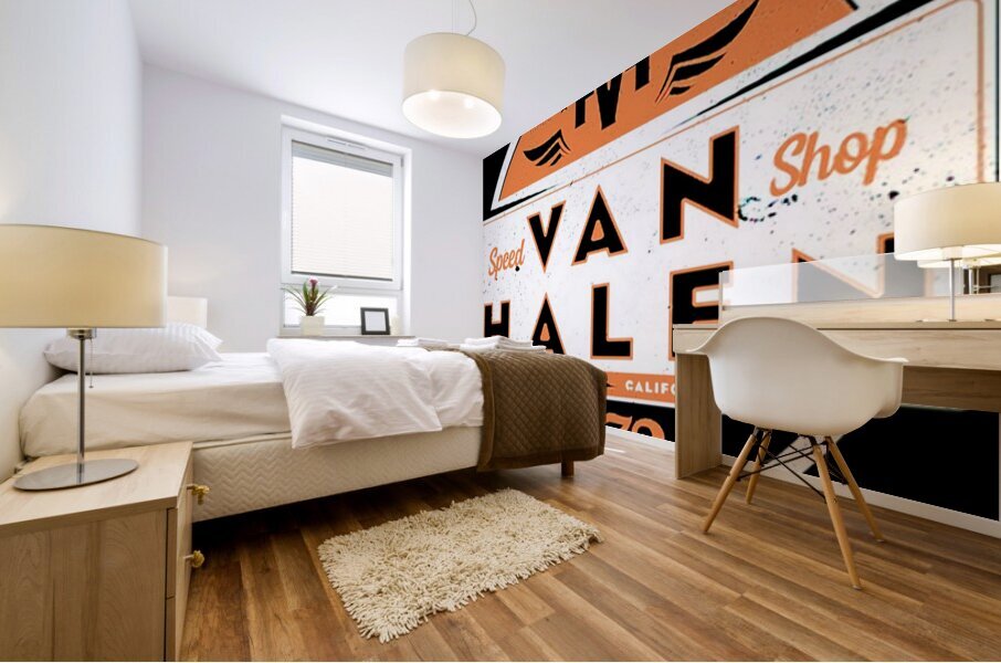 Van Halen 6 Mural print