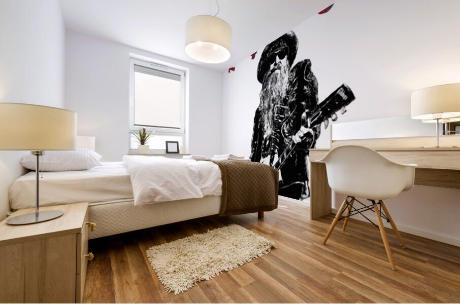 ZZ Top 1 Mural print