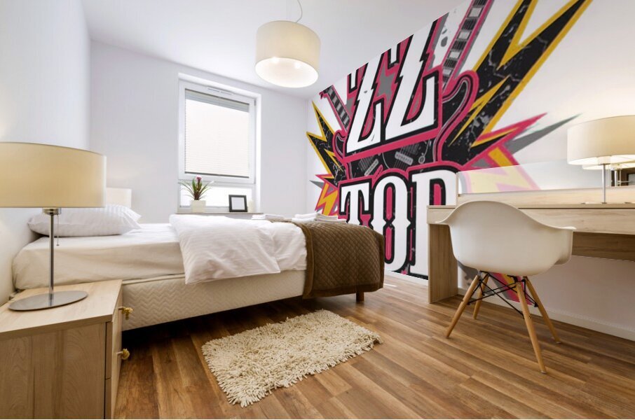 ZZ Top 30 Mural print