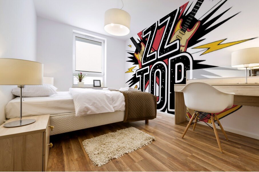 ZZ Top 39 Mural print