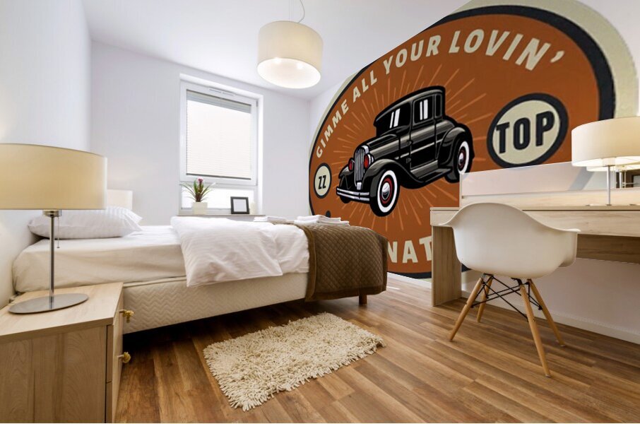 ZZ Top 43 Mural print
