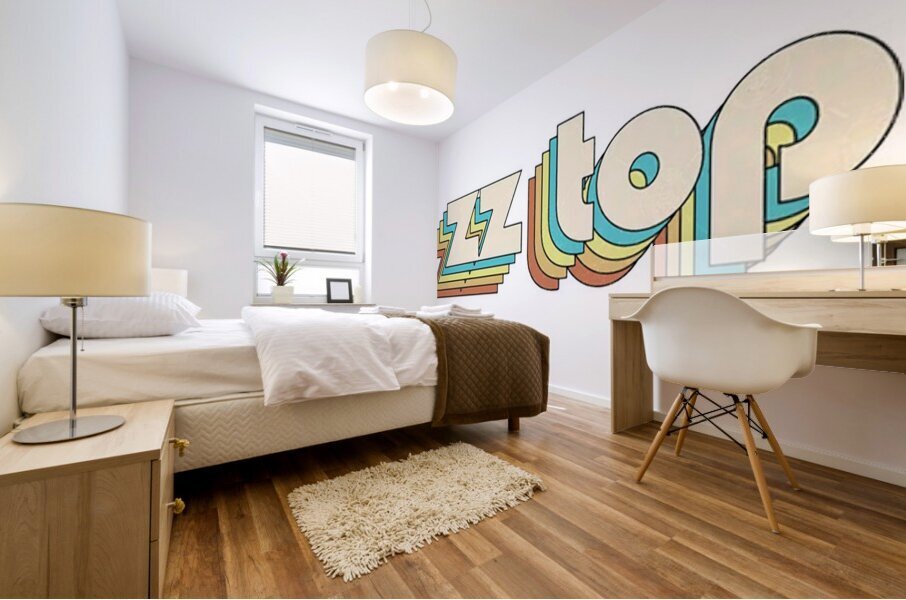 ZZ Top 25 Mural print