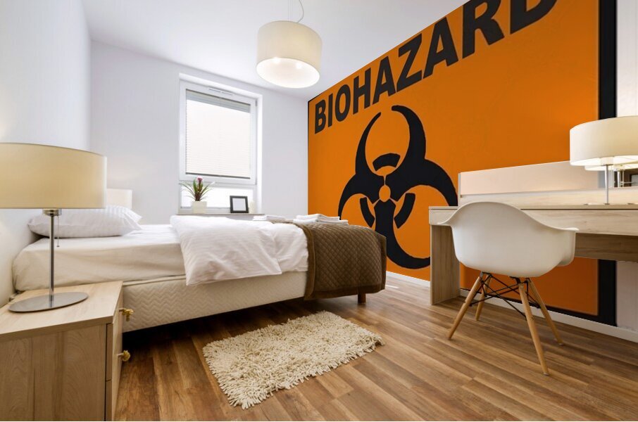 BIOHAZARD 43 Mural print
