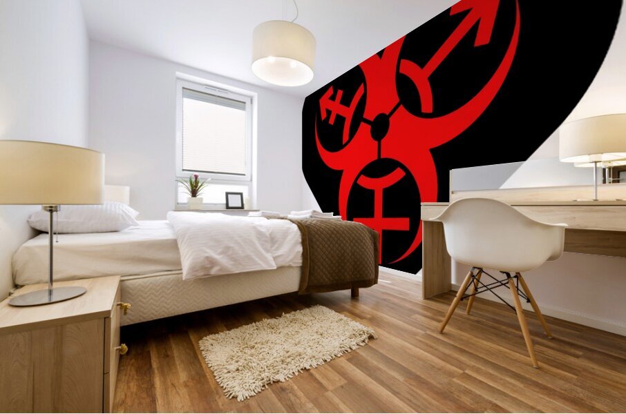BIOHAZARD 21 Mural print