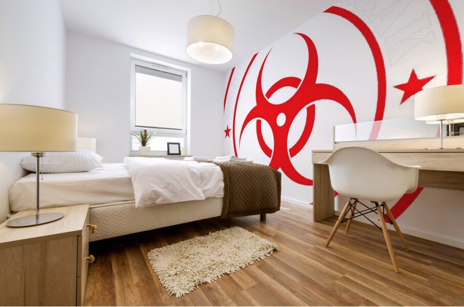 BIOHAZARD 26 Mural print