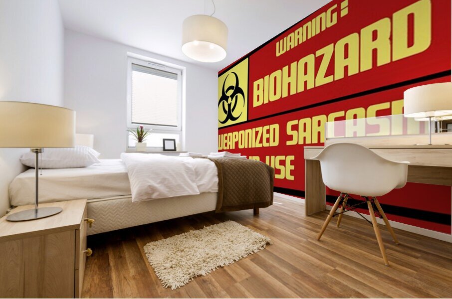 BIOHAZARD 28 Mural print