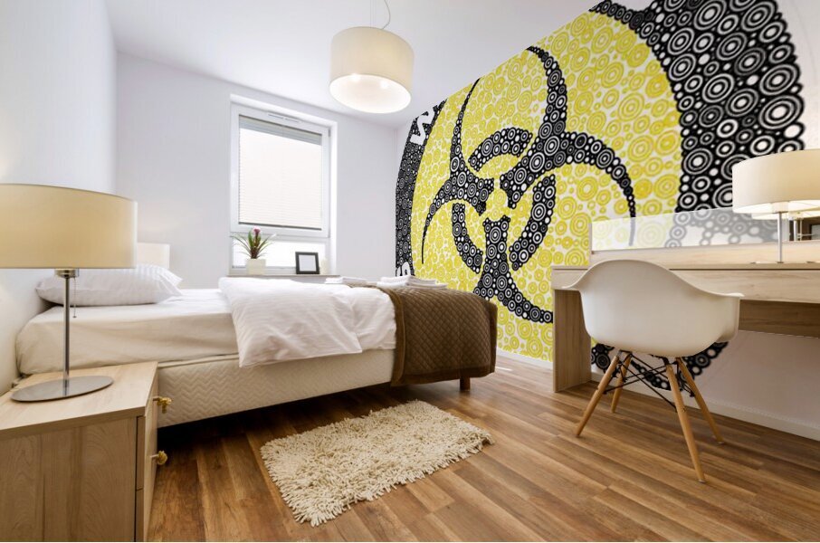 BIOHAZARD 30 Mural print