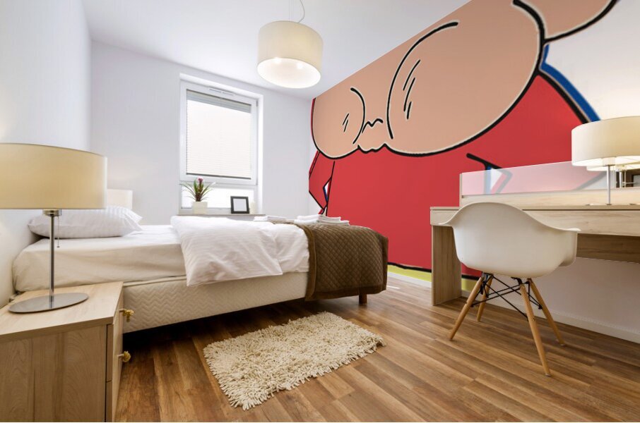 Crayon Shin chan 7 Mural print