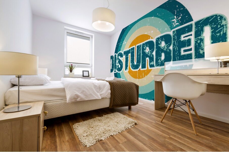 Disturbed 18 Mural print