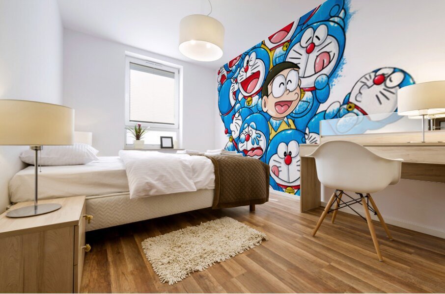 Doraemon 3 Mural print