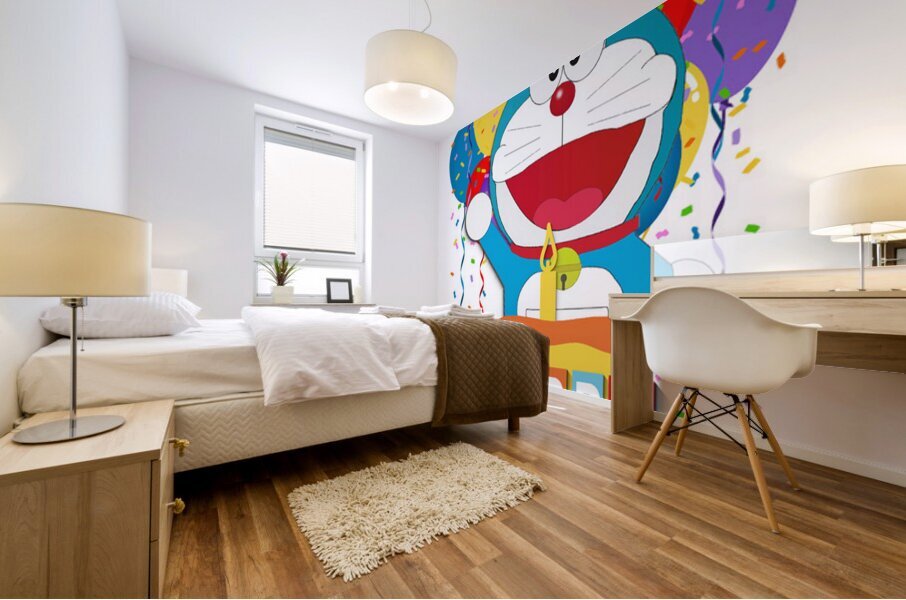 Doraemon 10 Mural print