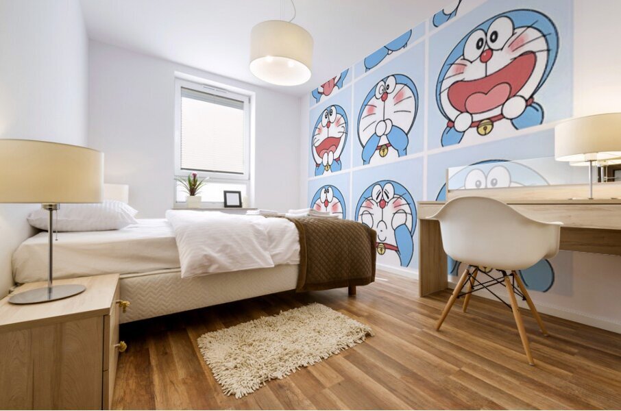 Doraemon 13 Mural print