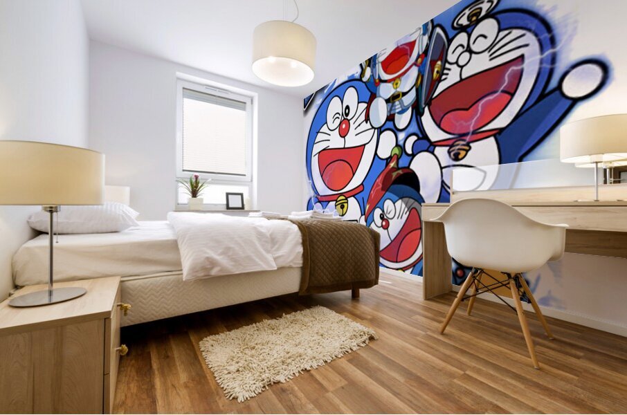 Doraemon 18 Mural print