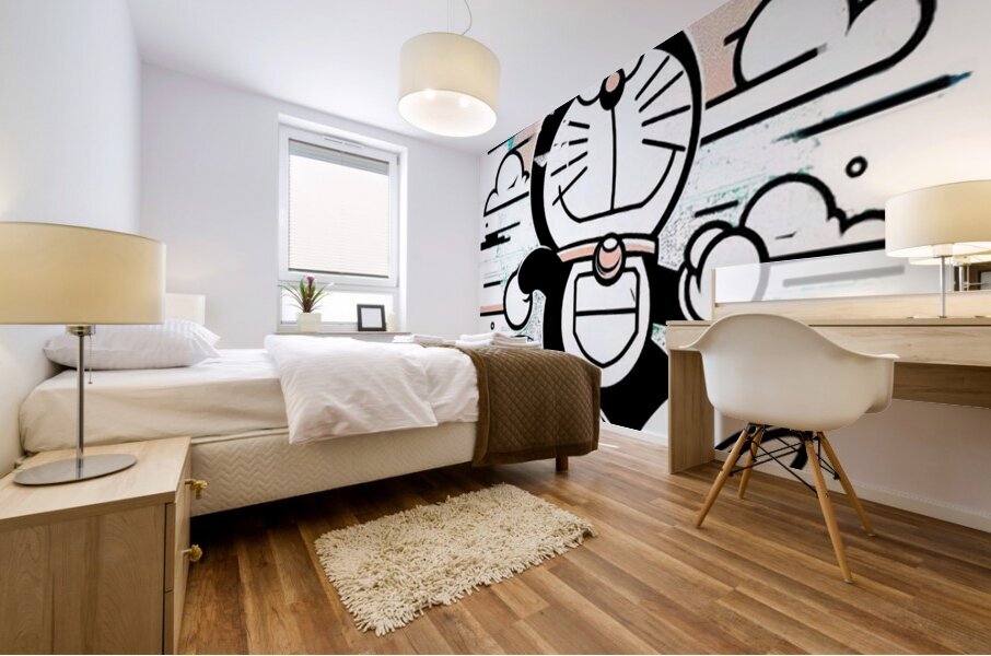 Doraemon 25 Mural print