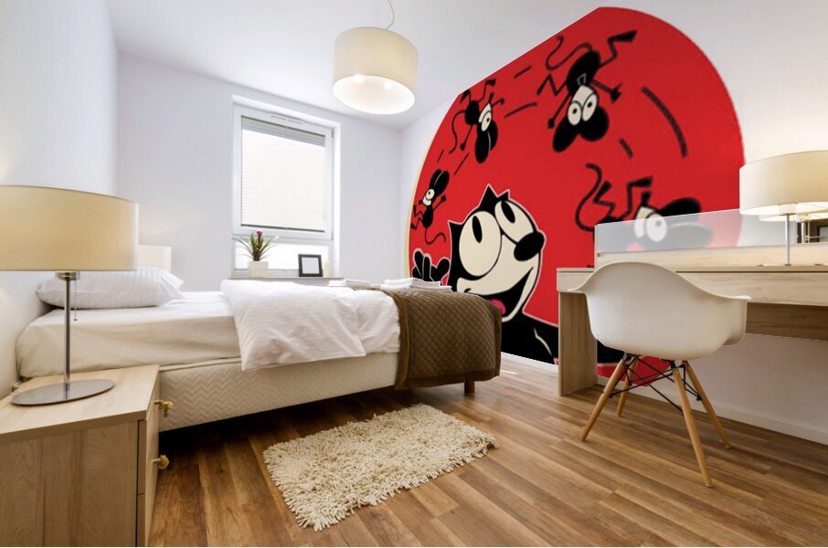 Felix the Cat 6 Mural print
