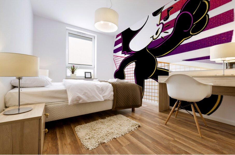 Felix the Cat 30 Mural print