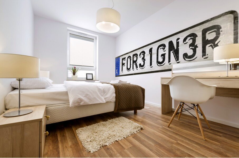 Foreigner 1 Mural print