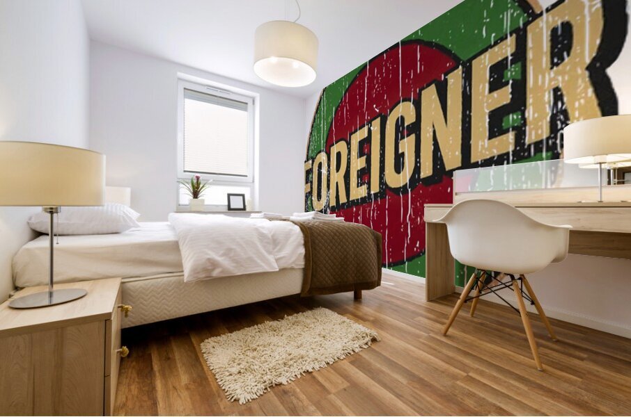 Foreigner 13 Mural print