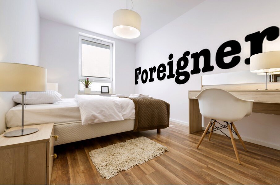 Foreigner 24 Mural print