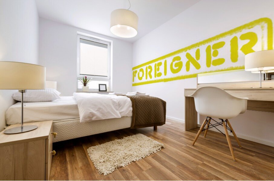 Foreigner 34 Mural print