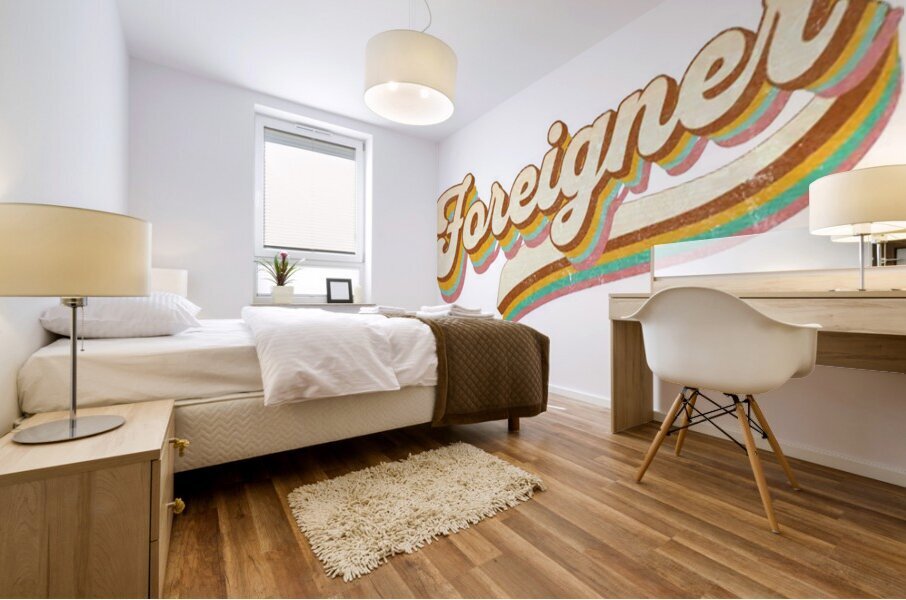 Foreigner 61 Mural print