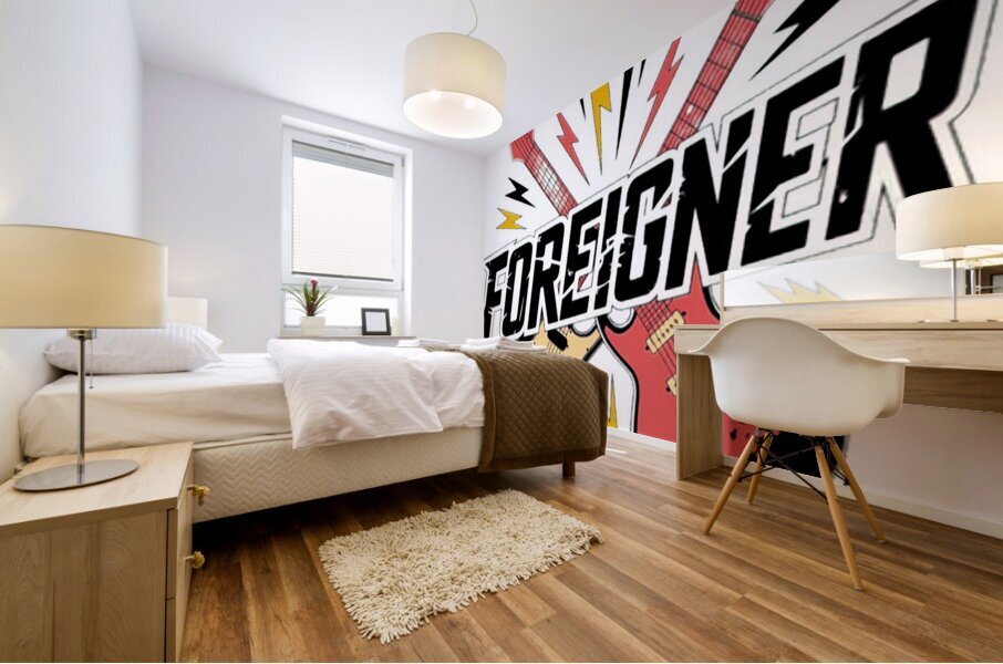 Foreigner 62 Mural print