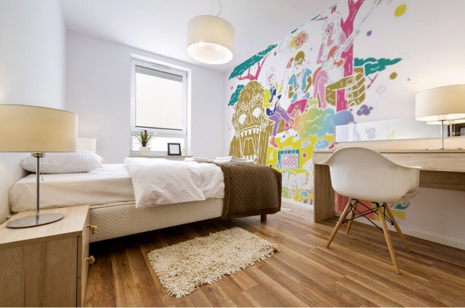 Khruangbin 3 Mural print