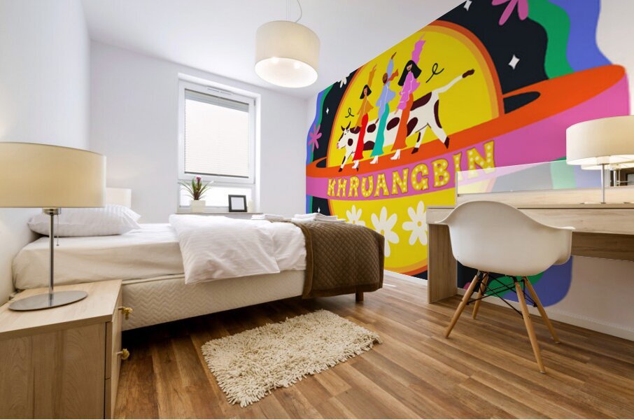 Khruangbin 28 Mural print