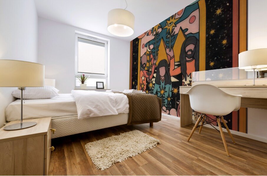 Khruangbin 45 Mural print