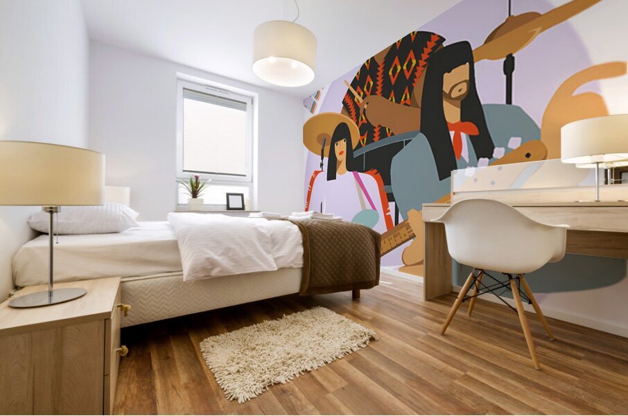 Khruangbin 54 Mural print