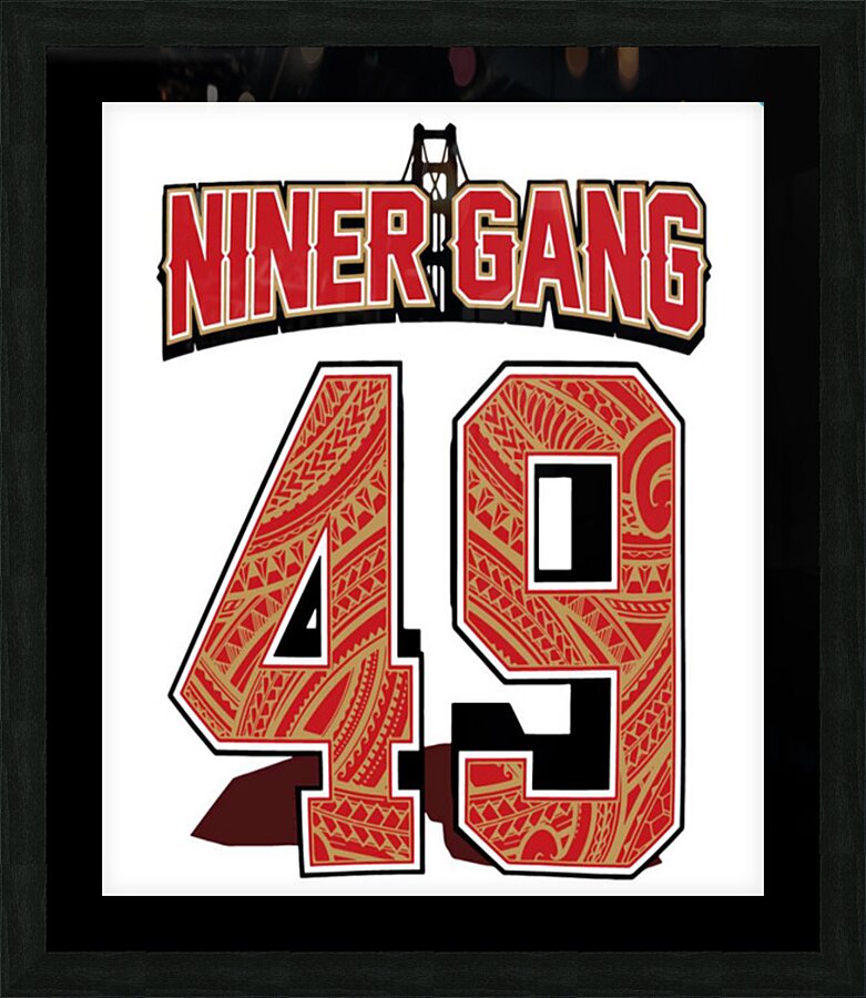 49ers Picture Frame print