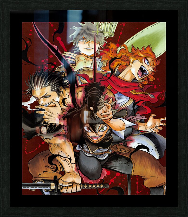 black clover Picture Frame print