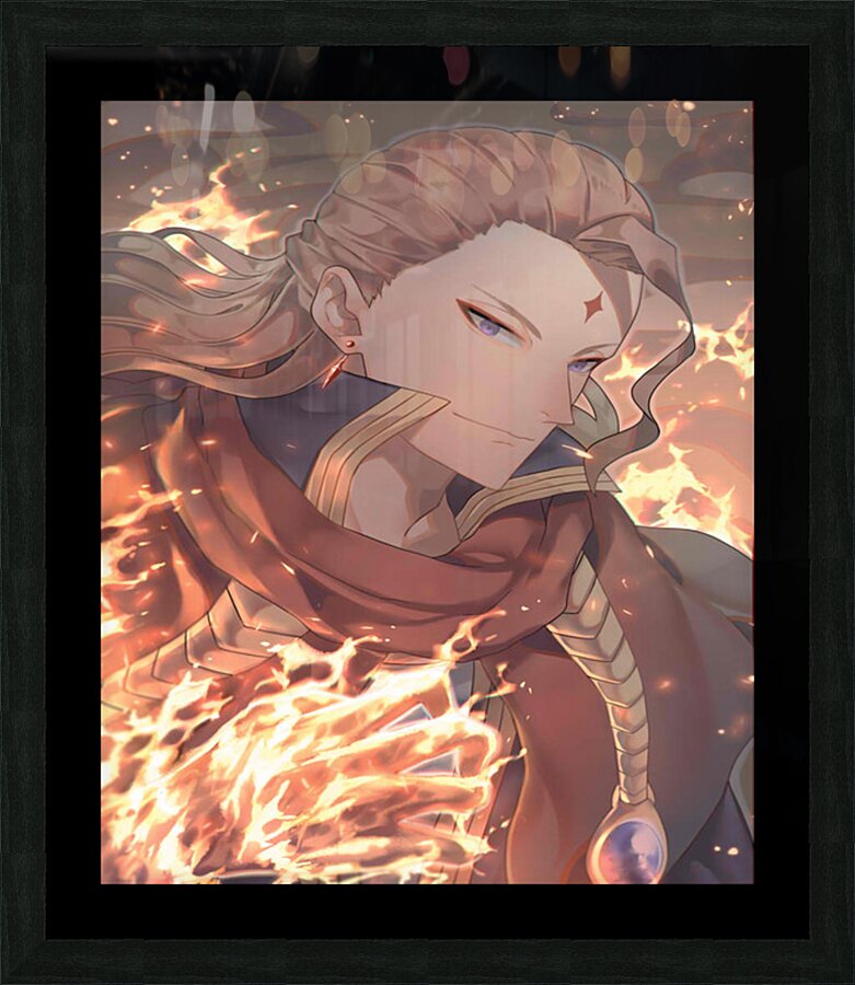 black clover Picture Frame print