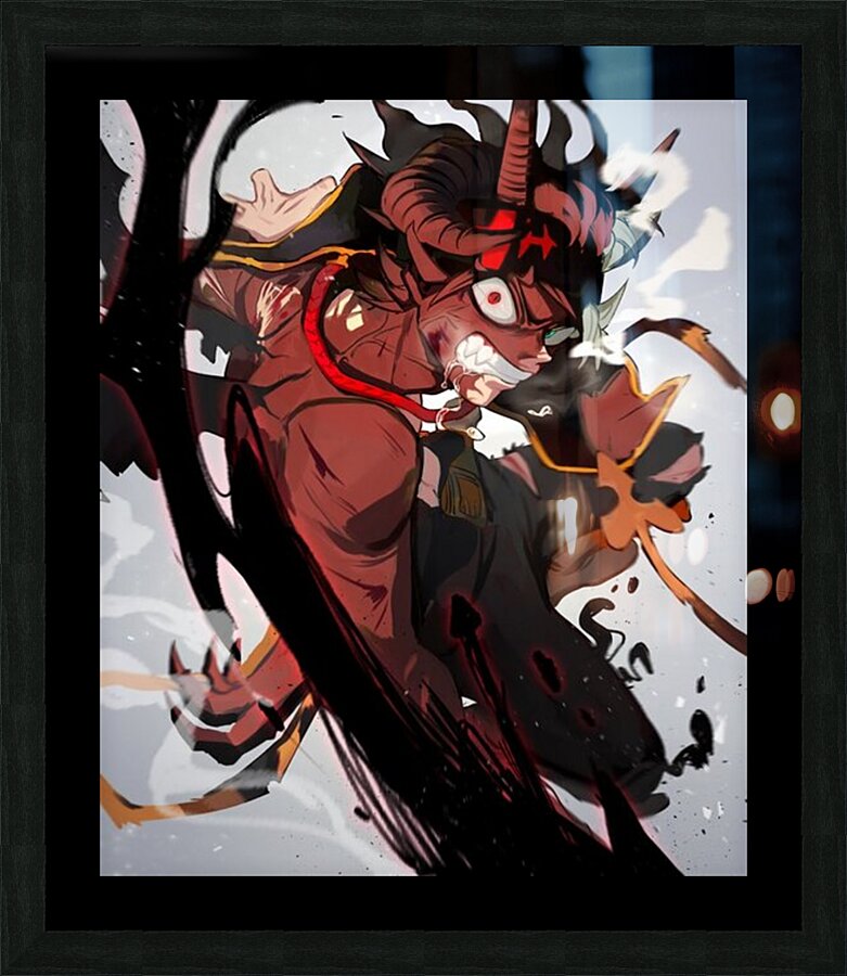 black clover Picture Frame print