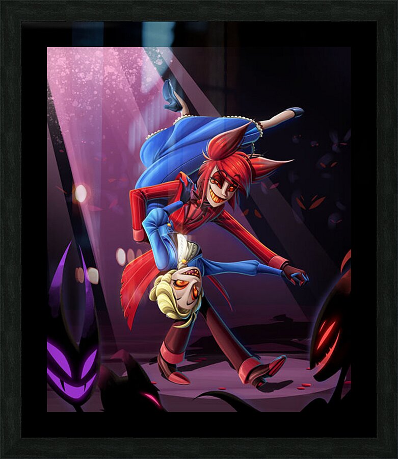 hazbin hotel Picture Frame print