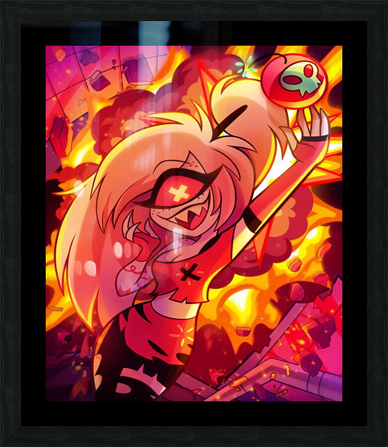 hazbin hotel Picture Frame print