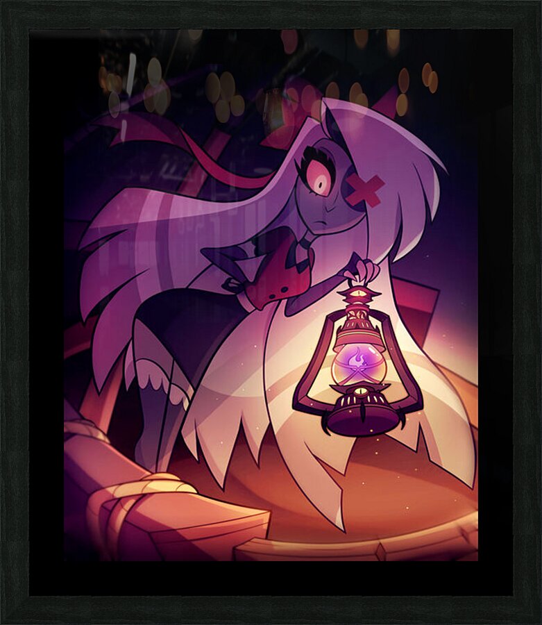 hazbin hotel Picture Frame print
