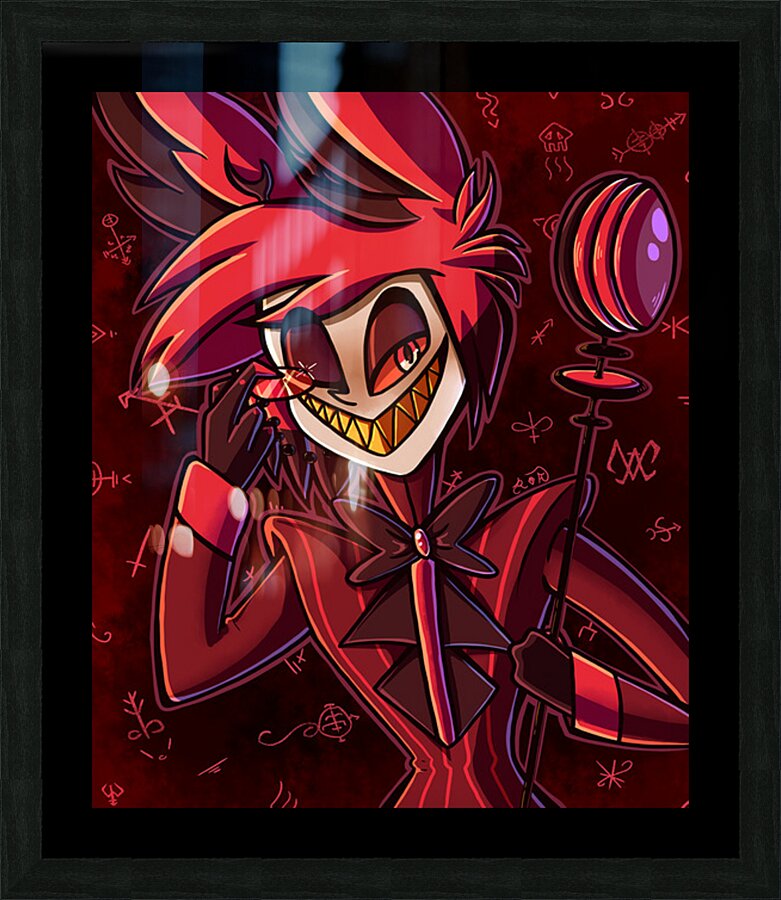 hazbin hotel Picture Frame print