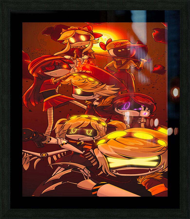 murder drones Picture Frame print