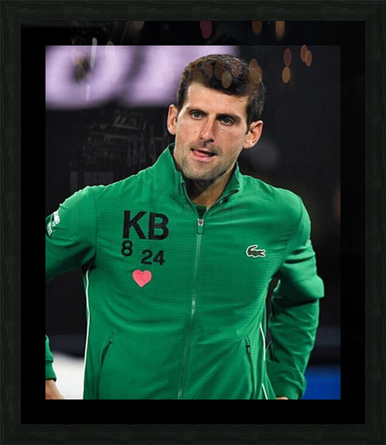 novak djokovic Picture Frame print