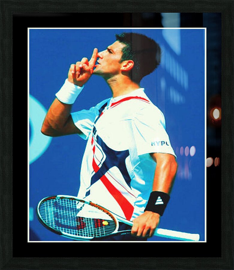 novak djokovic Picture Frame print
