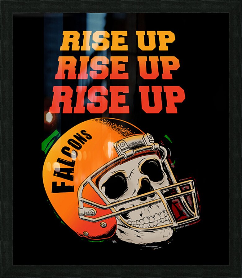 RISE UP Picture Frame print