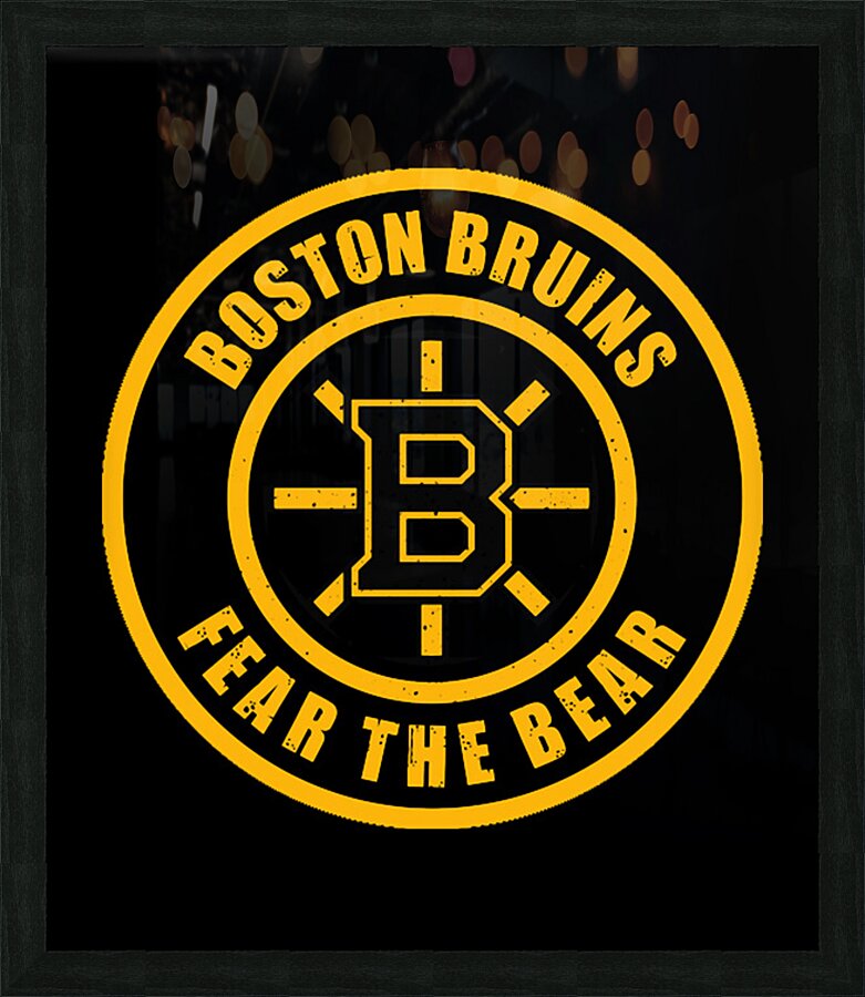 Fear boston Picture Frame print